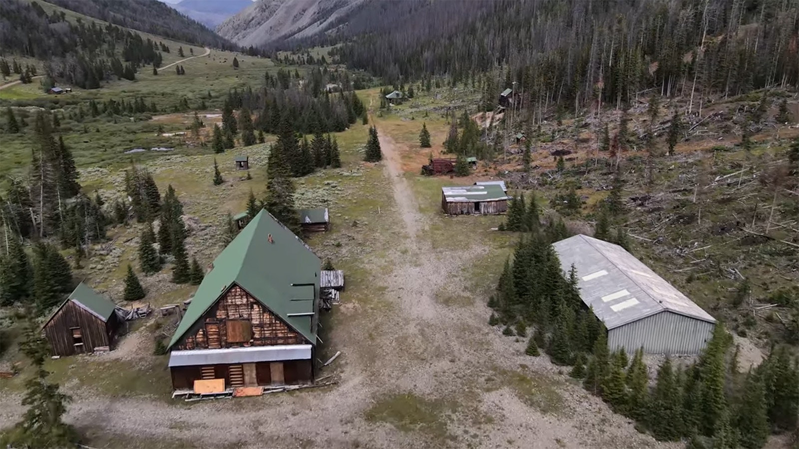 The ghost town of Kirwin, Wyoming, is about 40 miles southwest of Meeteetse.