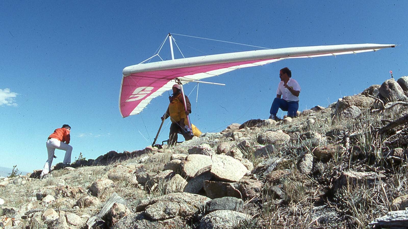 Kevin Christopherson has taught hang gliding to many students over the years.