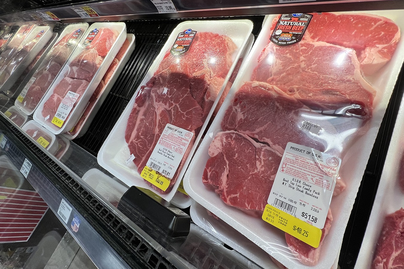 Beef prices have been continuing to climb as ranchers don't have enough supply for demand, like these prices at King Soopers in Cheyenne.
