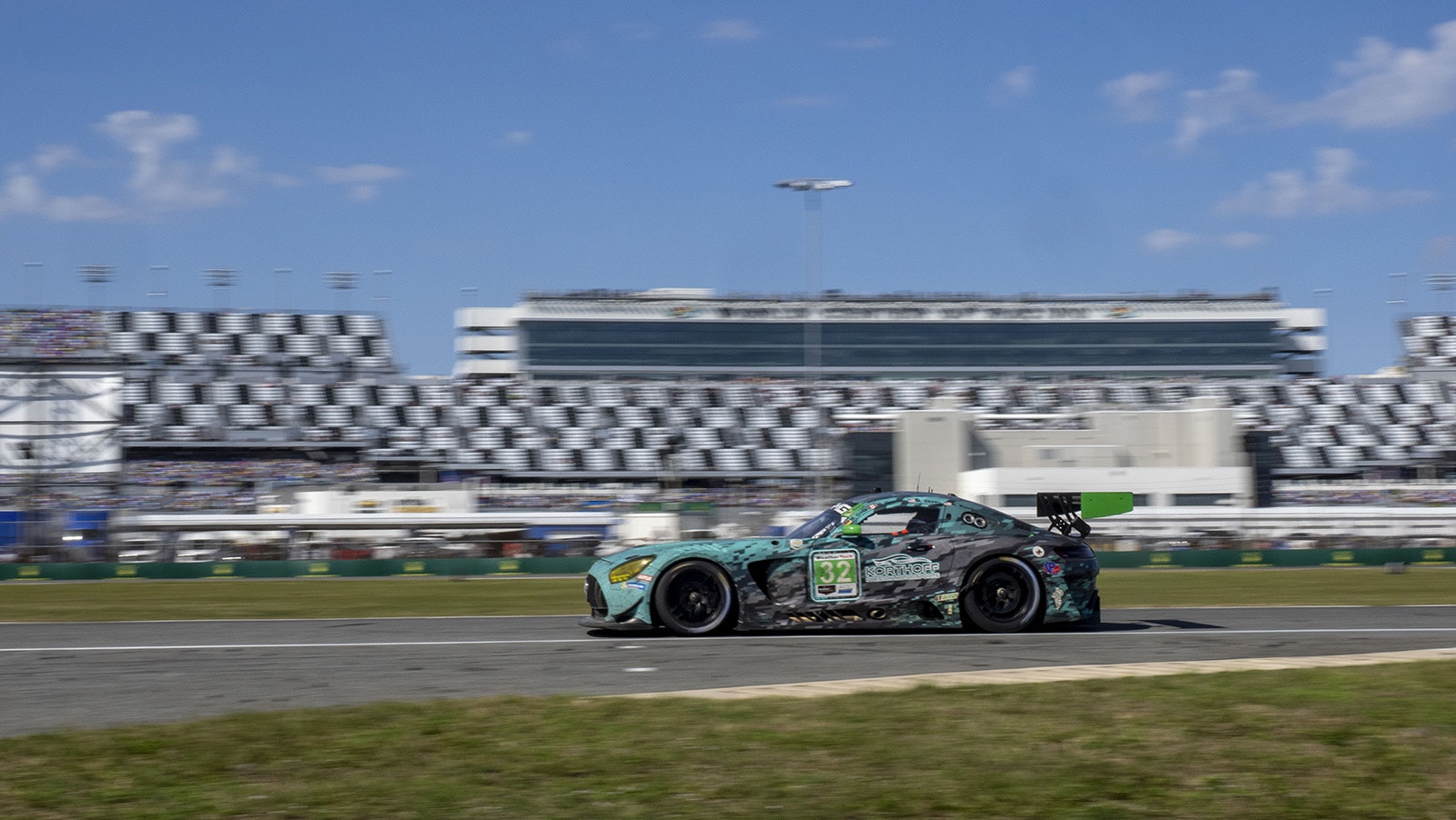 Team Korthoff, the only professional auto racing team based in Wyoming, won the IMSA Michelin Endurance Cup last year in only its second season of racing with its green No. 32 Mercedes AMG GT3 EVO.