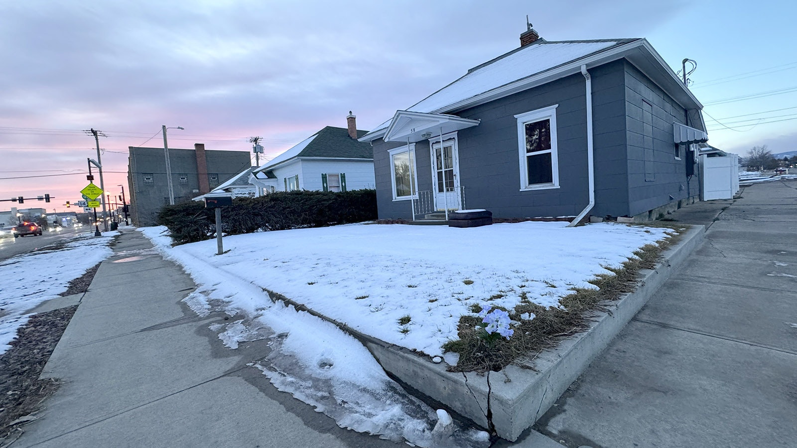 Sheridan police Sgt. Nevada Krinkee was shot and killed at this house on Feb. 13, 2024.
