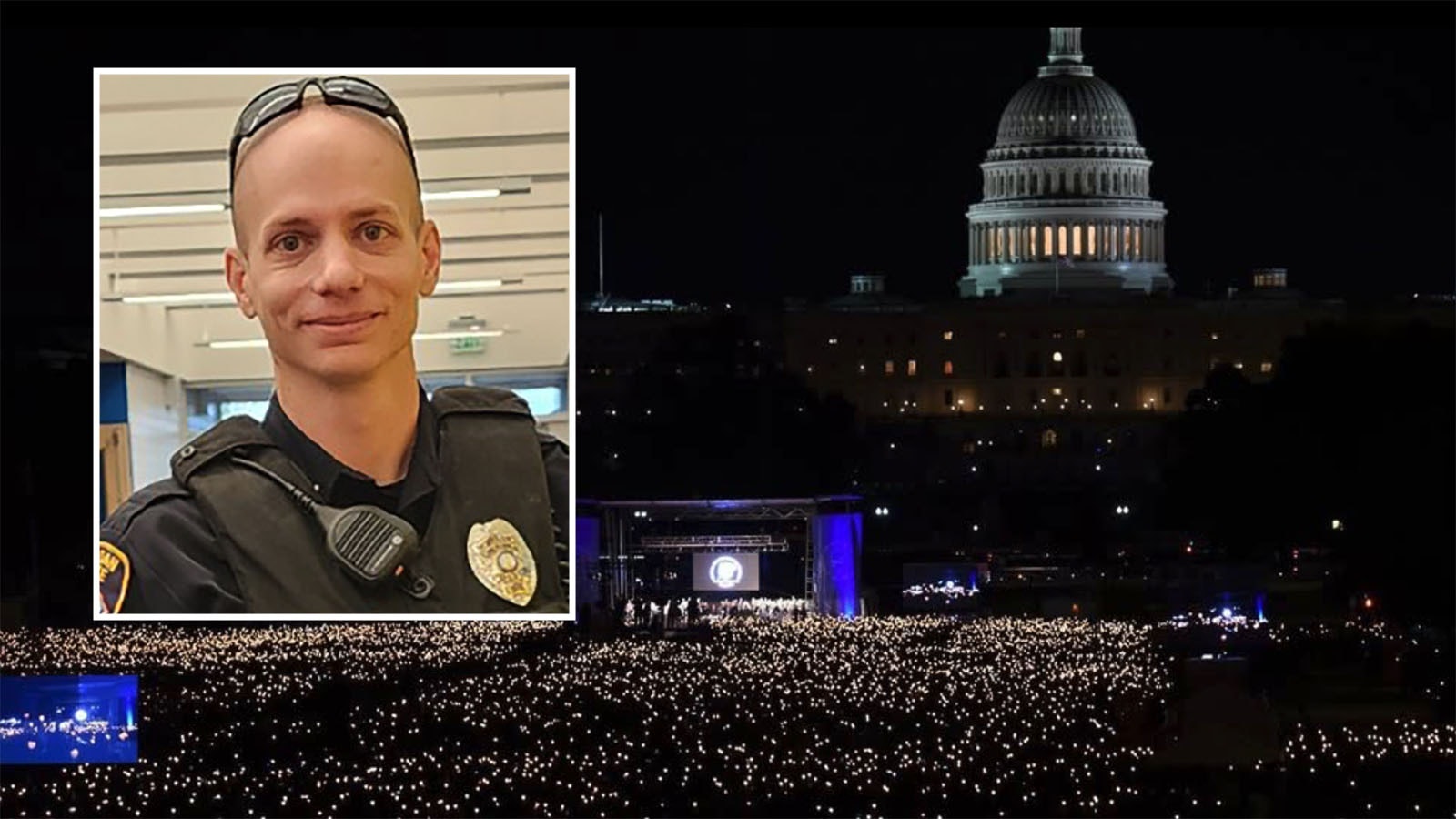 Sheridan police Sgt. Nevada Krinkee was one of 148 U.S. law officers killed in the line of duty in 2024. They were honored by an estimated 30,000 people at a Tuesday candlelight vigil in Washington, D.C., including the Wyoming delegation.