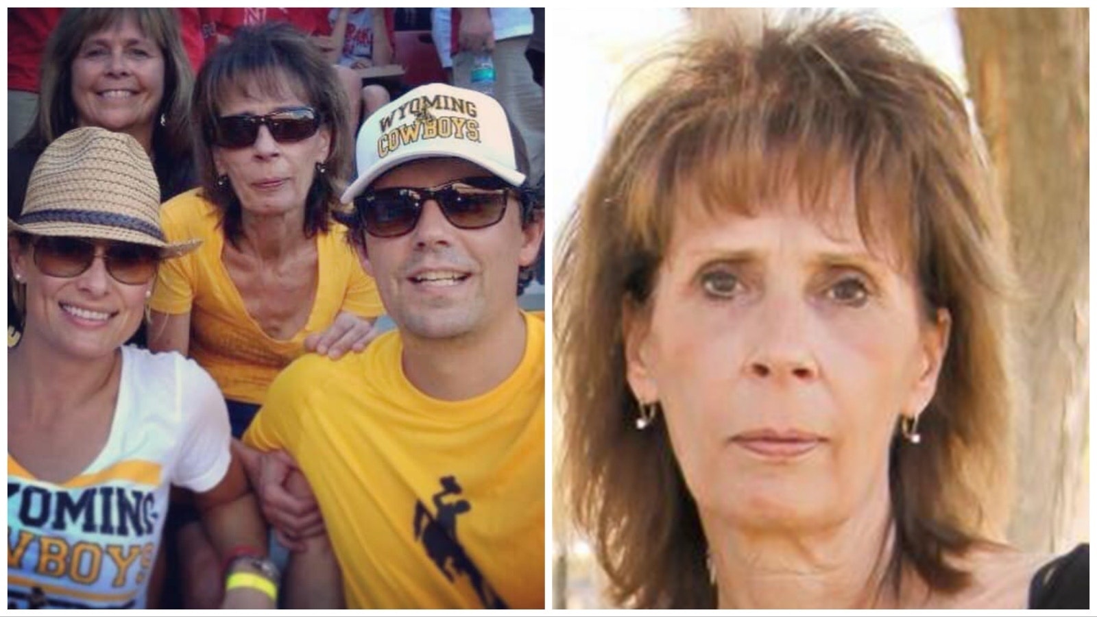 Kris Richardson, center left and at right, was reported missing from her Casper home more than nine years ago. After a human skull was found in the Red Desert on Nov. 11, her family wonders if it's hers.