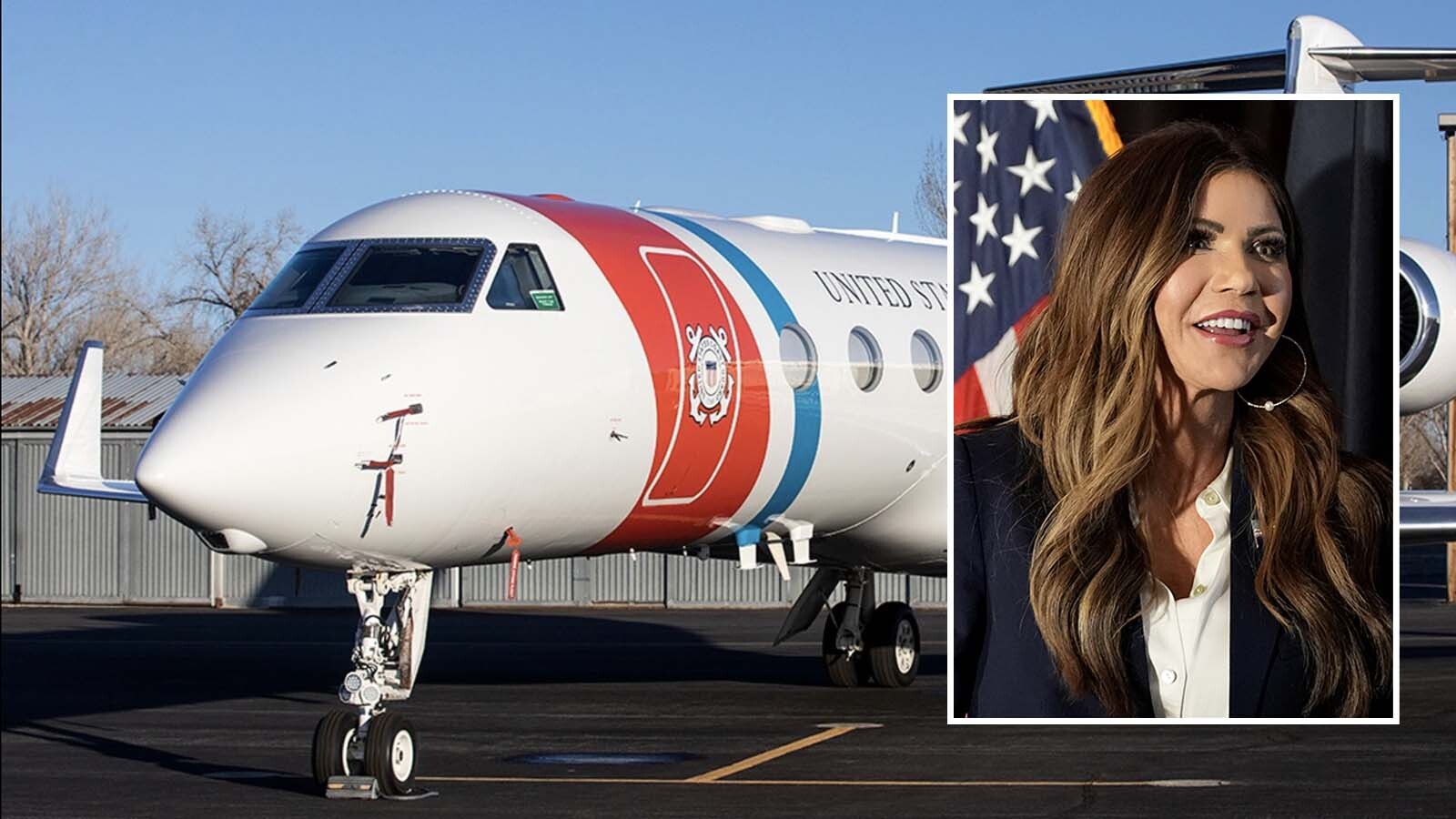 Secretary of Homeland Security Kristi Noem made a pit stop in the Bighorn Basin overnight Sunday. Her Coast Guard jet landed in Worland and Noem spent the night at a ranch near Ten Sleep. She was gone early Monday before most people knew she was there.