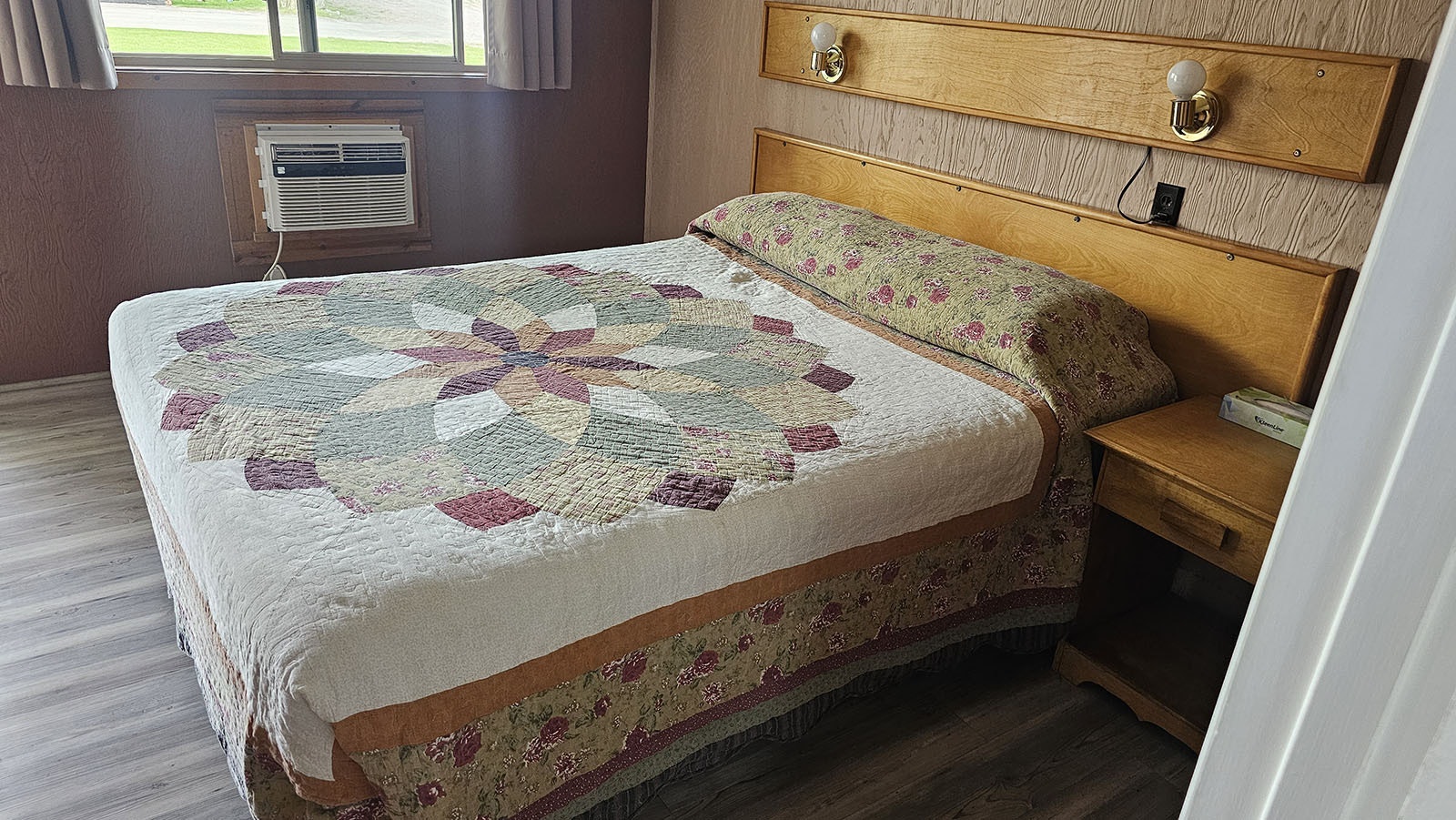 Beds are generally comfortable, with cute, homey quilts covering them.