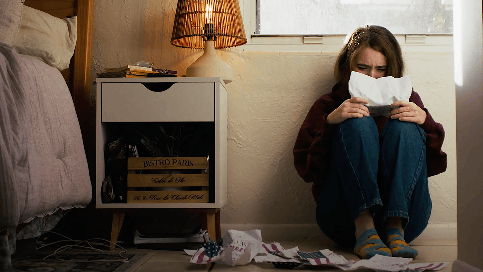 An actress in the proof-of-concept video for "My Turning Point: Kylie Wall Episode 1" portrays Kylie Wall reacting to posters for her Club America chapter torn off the wall and a message written on a poster that uses an expletive and calls the group “fascist.”