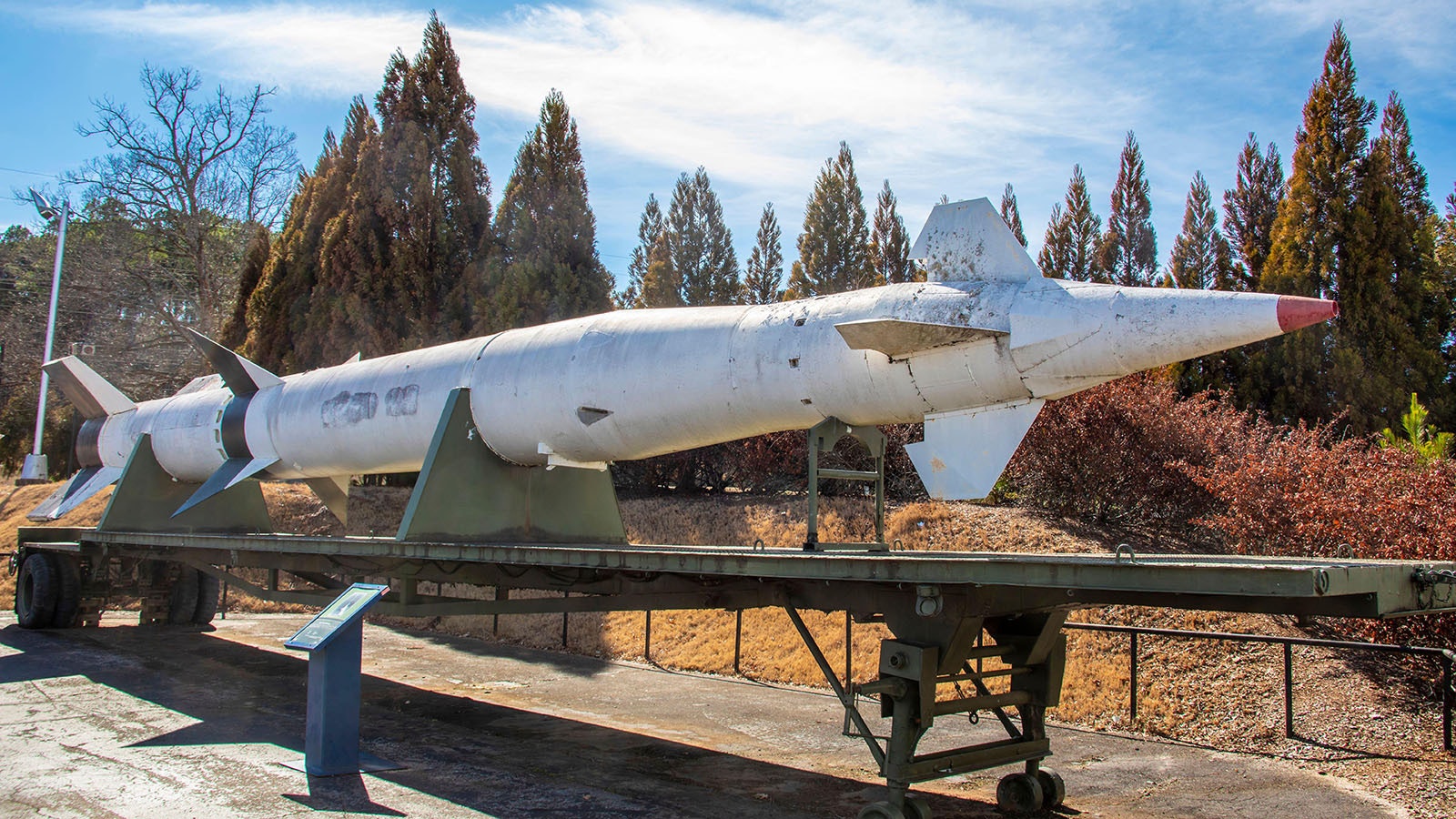 The LIM-49 Spartan was designed to intercept attacking nuclear warheads from ballistic missiles at long range. A 5-megaton thermonuclear warhead was planned to destroy the incoming ICBM warheads, but the test missile had a dummy warhead.