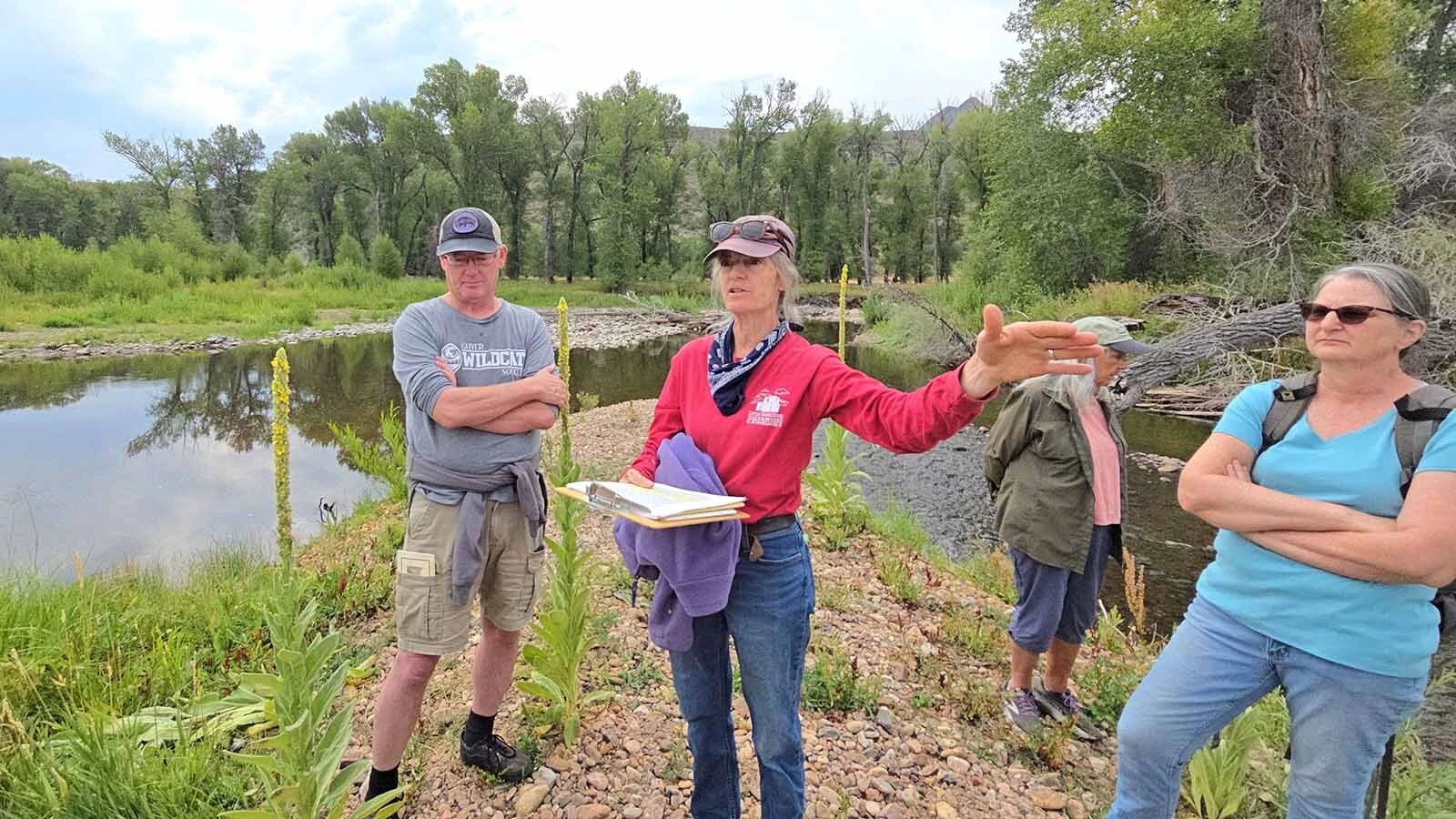 Lela Emmons talks about the battle in 1841 at the confluence of the Little Snake River and Battle Creek on the Ladder Ranch.