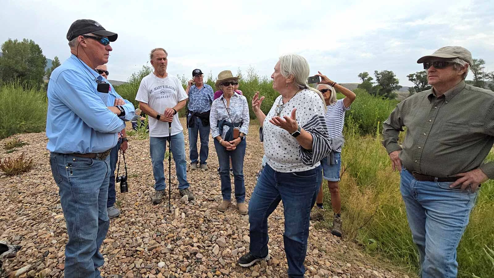Sharon O’Toole talks about conservation work her family has done on the Ladder Ranch over the years.