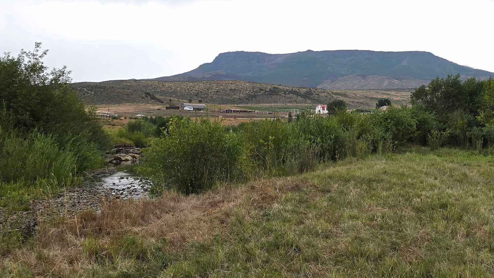 Battle Mountain is visible from the Ladder Ranch.