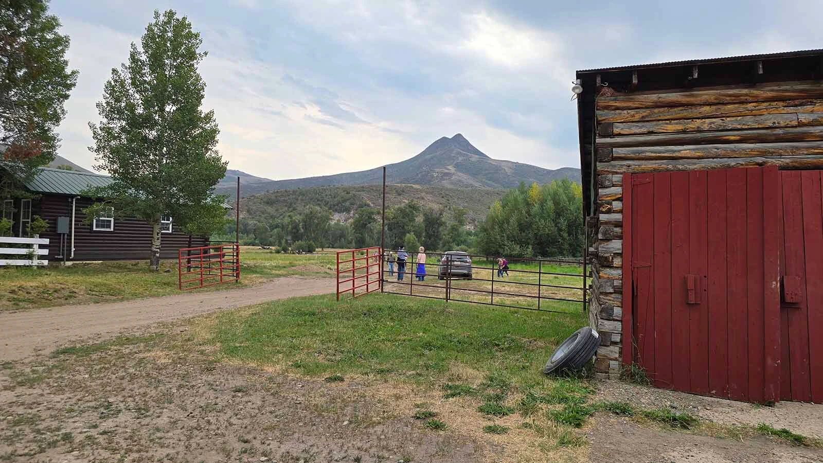 The Petite Tetons sit between homestead and barn on the Ladder Ranch, which is the site of Jim Baker’s battle with three Indian tribes.