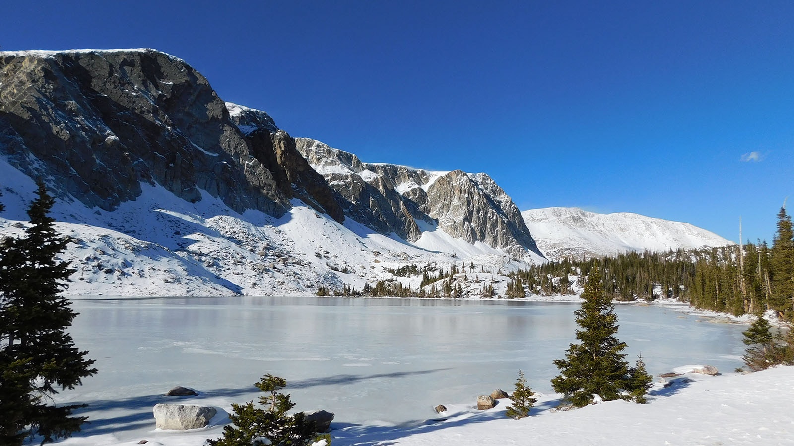 Lake Marie in southern Wyoming.