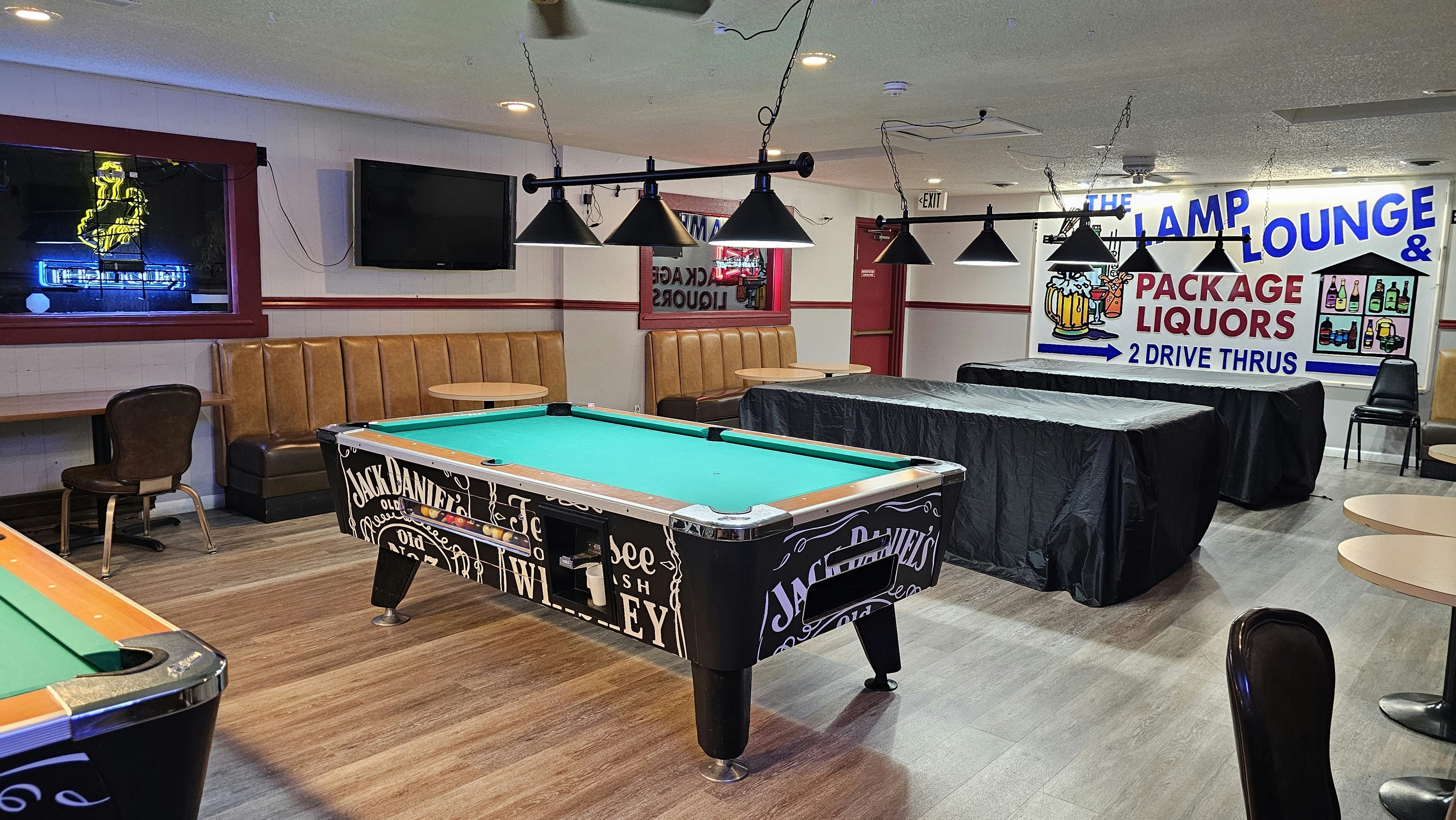 New pool tables are ready nd waiting at the Lamp Lounge on the south side of Cheyenne.