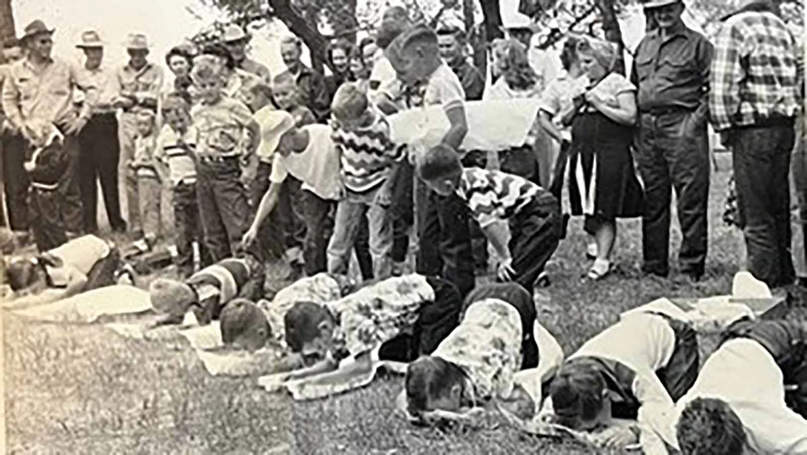 From 1918 to the 1950s, the oil field camps in Lance Creek, Niobrara County, ebbed and flowed with the oil. The highest number of residents was to be 5,000 people and today, there are less than 50 residents.