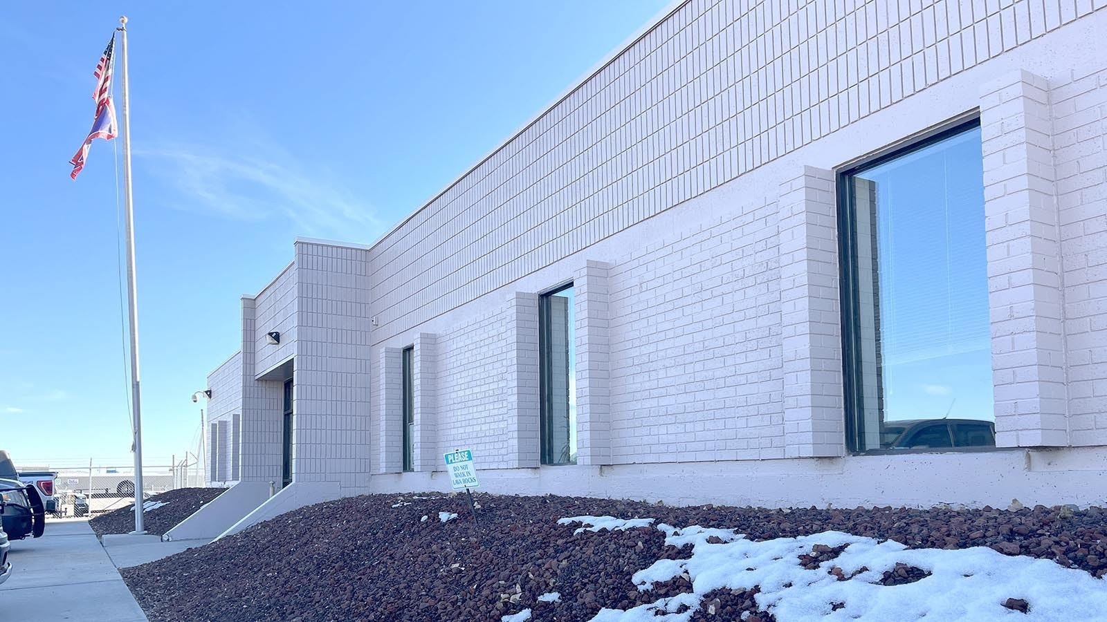 The federal courthouse in Lander, Wyoming.