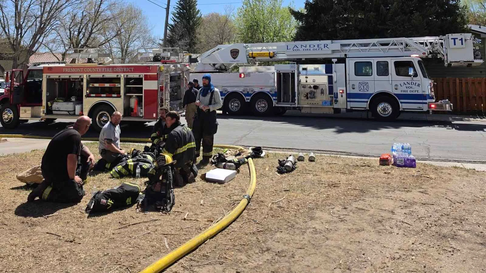 High winds helped fan a fire that burned a Lander wood shop to the ground on Wednesday, also threatening nearby homes. For rural fire departments, responding when people you know are devastated makes firefighters take the job "very personally."