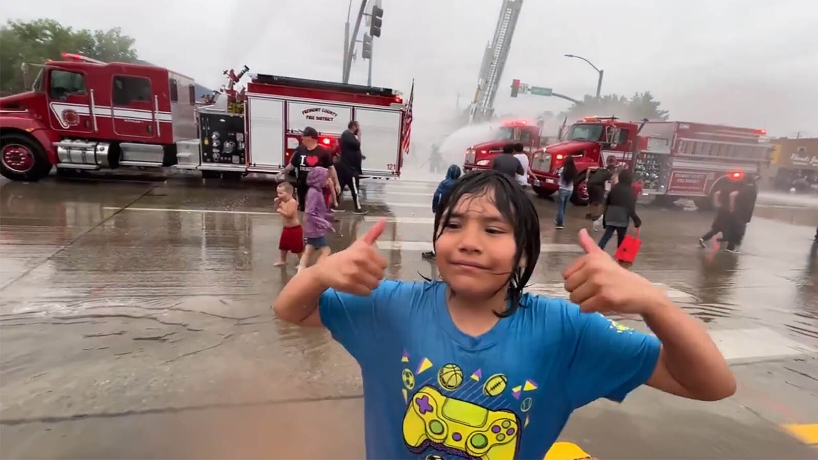 Nothing was going to dampen Lander's Fourth of July celebration, not even cooler than normal temperatures and intermittent rain.