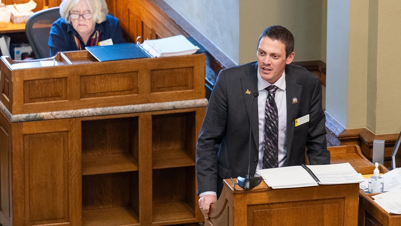 State Rep. Landon Brown’s frustration boiled over Tuesday as he blasted some of his fellow state house members for not debating bills enough. He also chided them for taking “marching orders” on how to vote from Wyoming Freedom Caucus leadership.