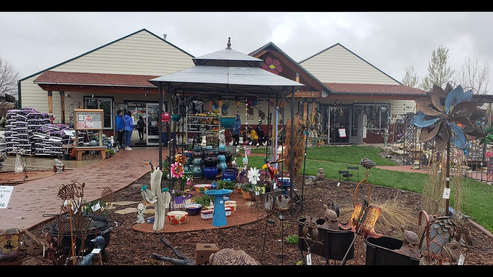 Even outside Landon's Greenhouse is packed with great stuff for the yard and garden.