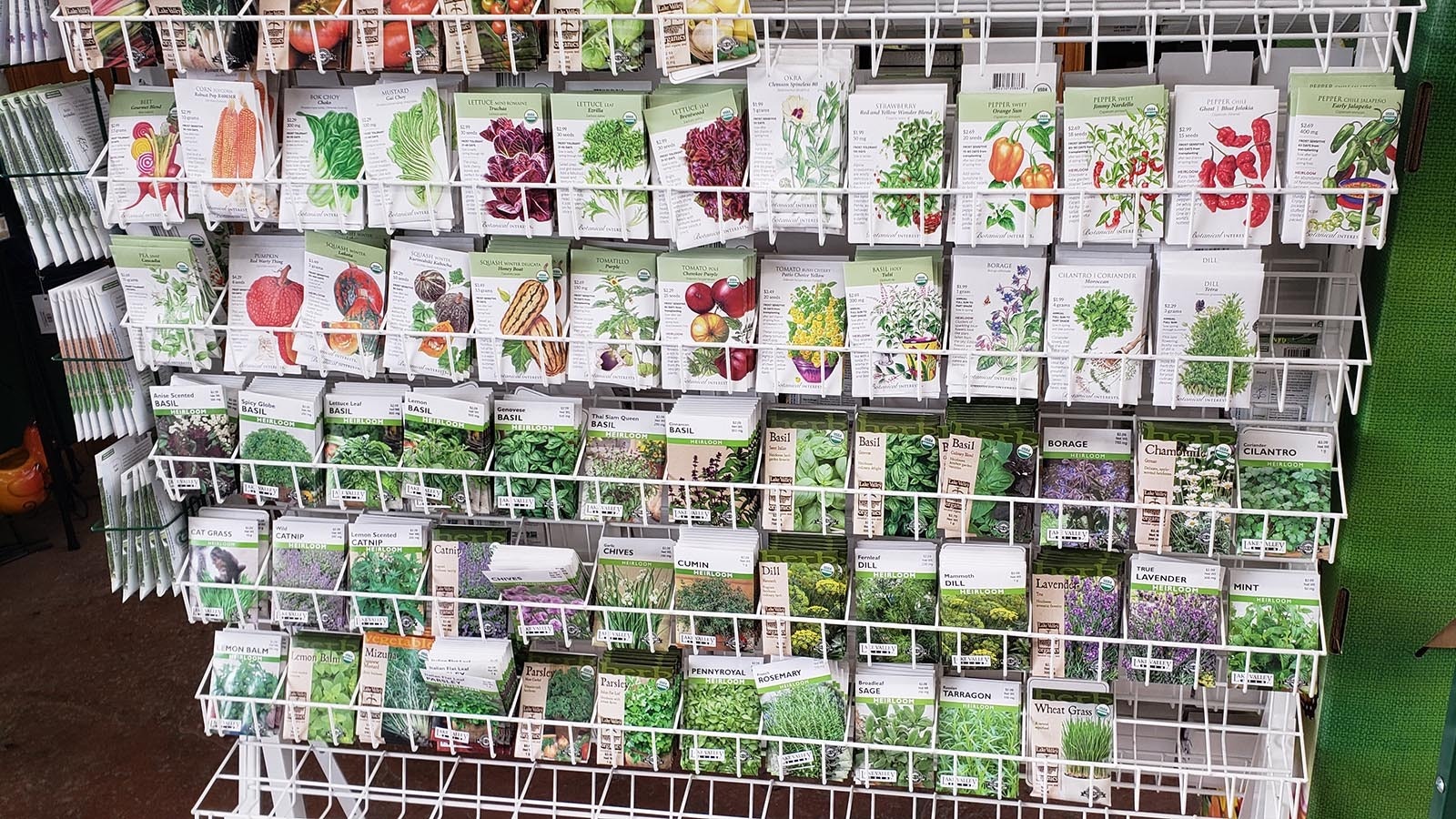 Not enough plants for you at Landon's Greenhouse? Check out it's huge selection of seeds.