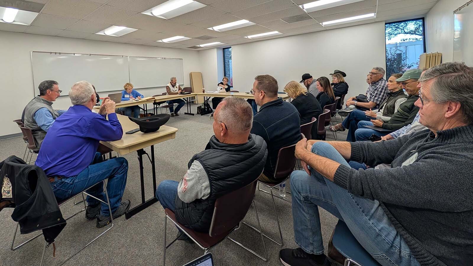 Other than some sarcastic clapping, Tuesday's Laramie County Republican Party meeting was fairly civil in the wake of previous meetings that led to arguments and infighting among some members.