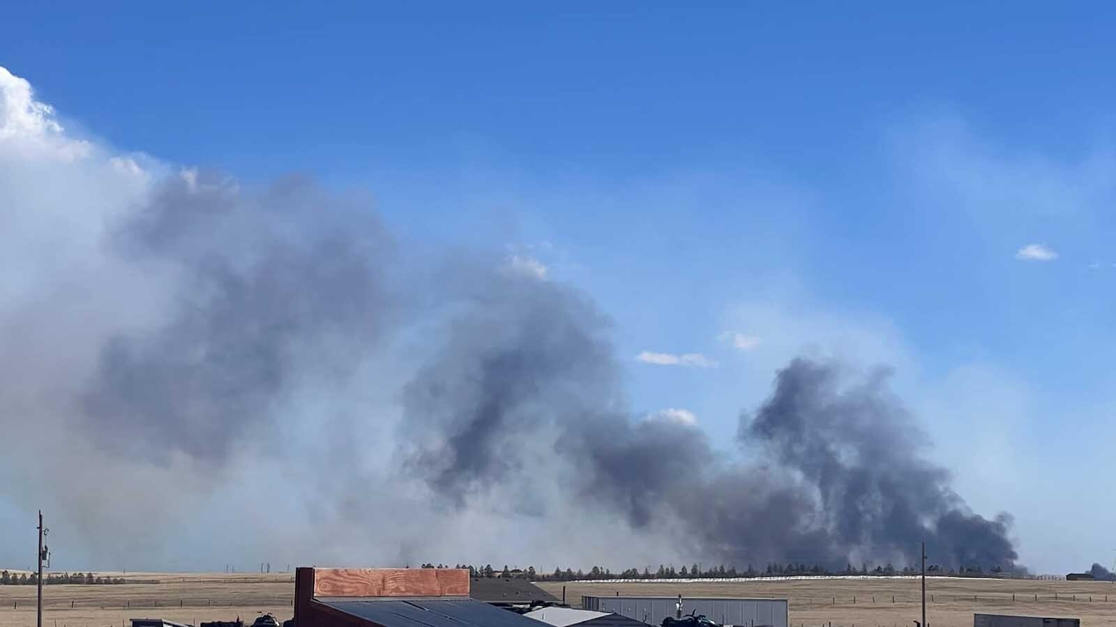 A March 1 grassfire in Laramie County burned about 6,600 acres.