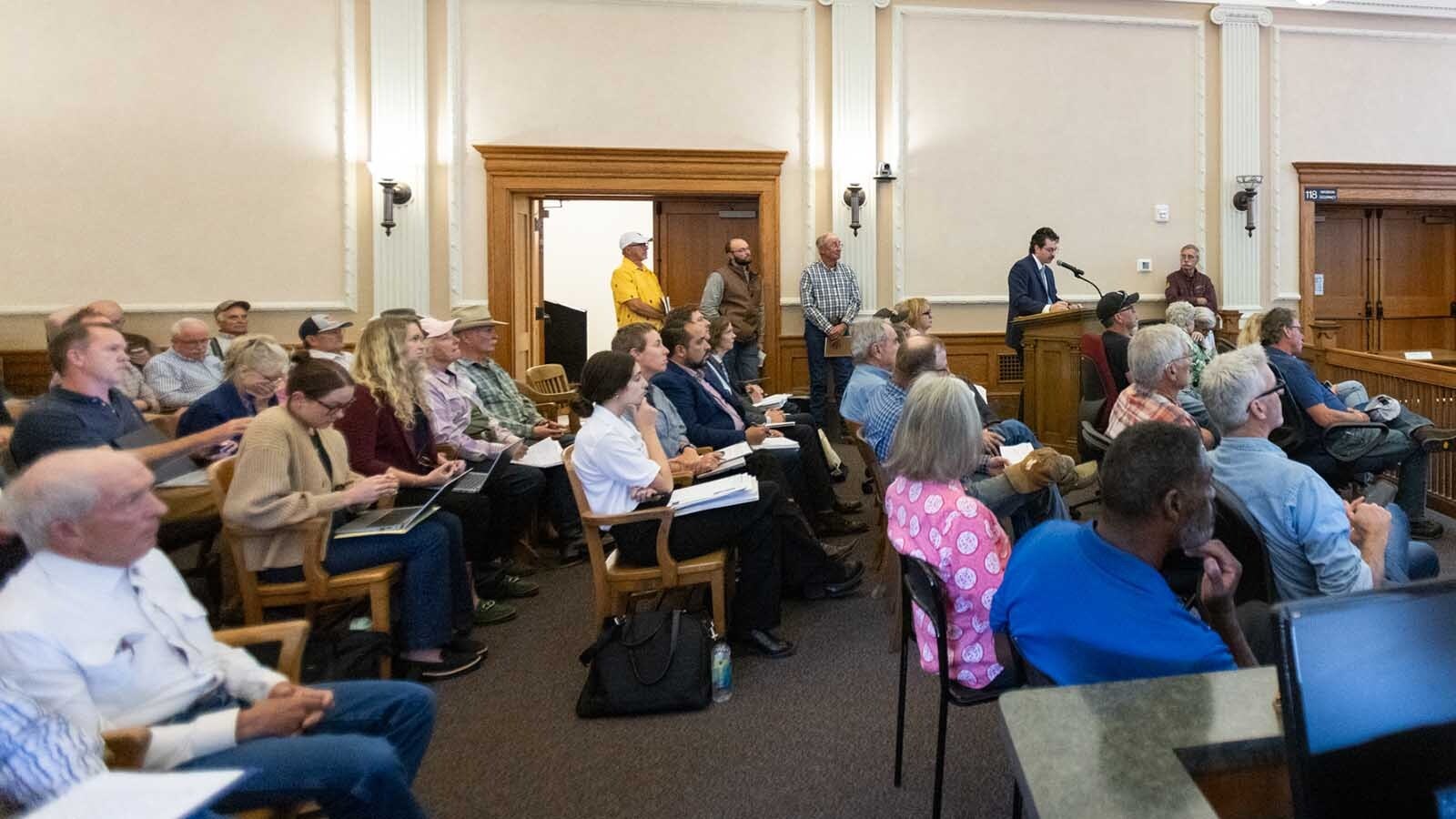 Laramie County locals clashed Thursday over a proposed 56,000-acre wind project that would cover an area nearly three times the size of Cheyenne. Some were ranchers advocating for property rights, others for impacts on wildlife like eagles and earthworms.