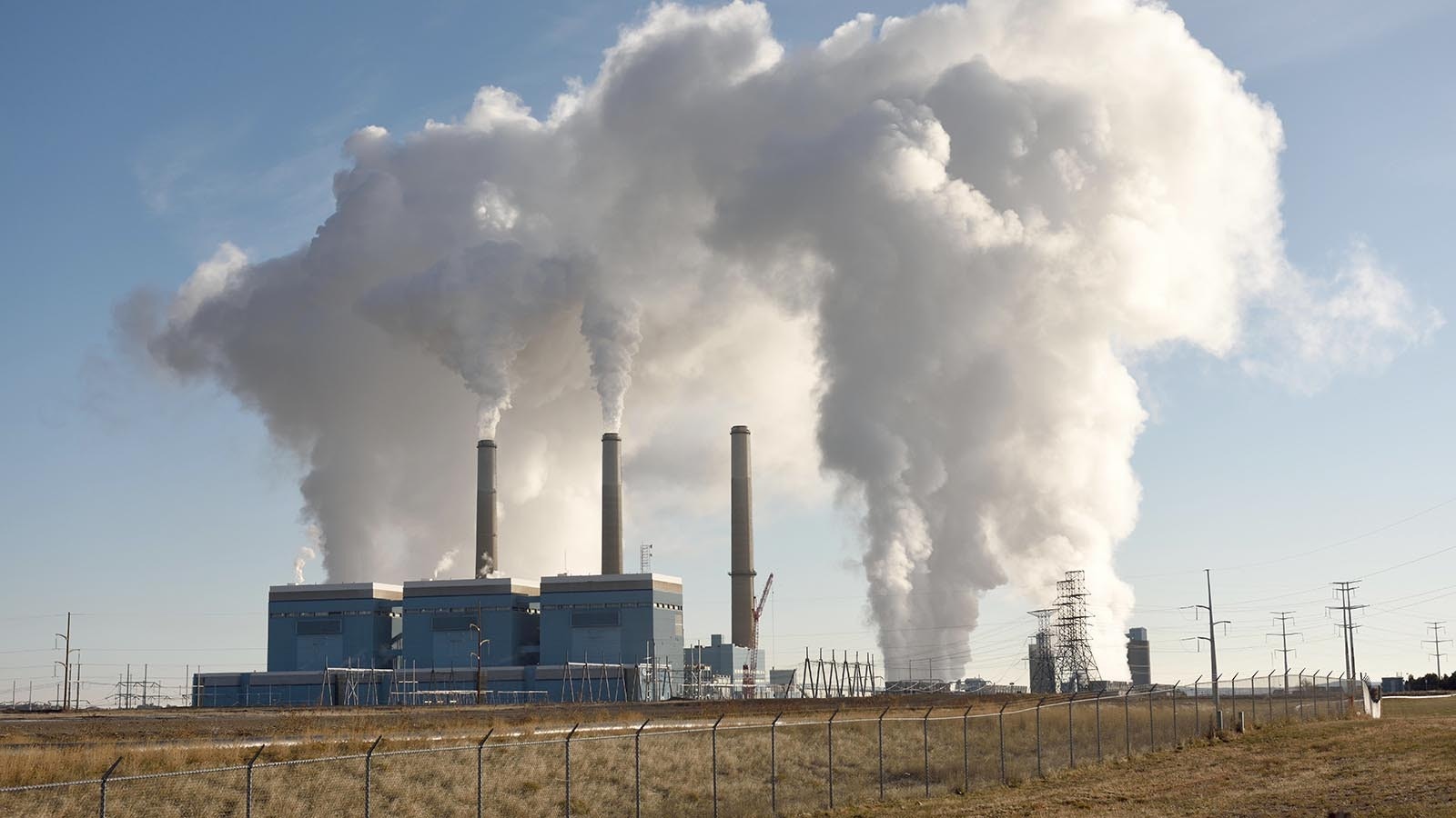 The Laramie River Station power plant in Wheatland, Wyoming.