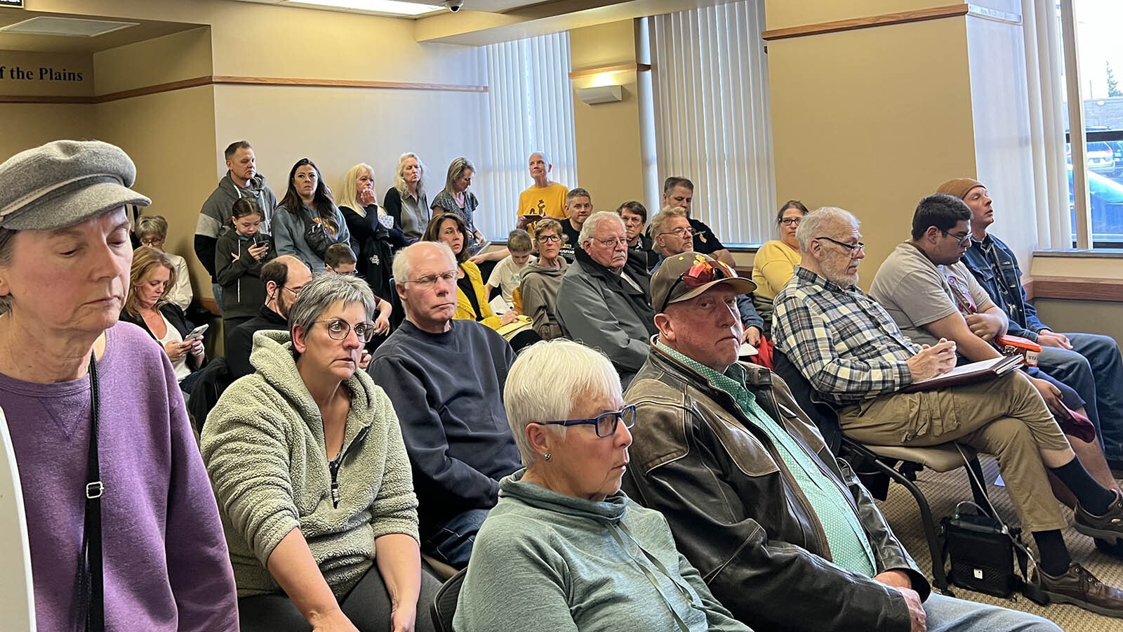 It was standing room only at the Laramie City Council meeting late Tuesday, when residents and business owners turned out to testify against a proposed apartment building in the heart of downtown.