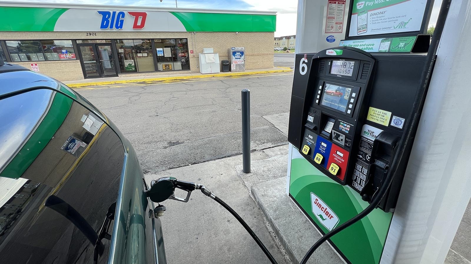 Laramie gas pump