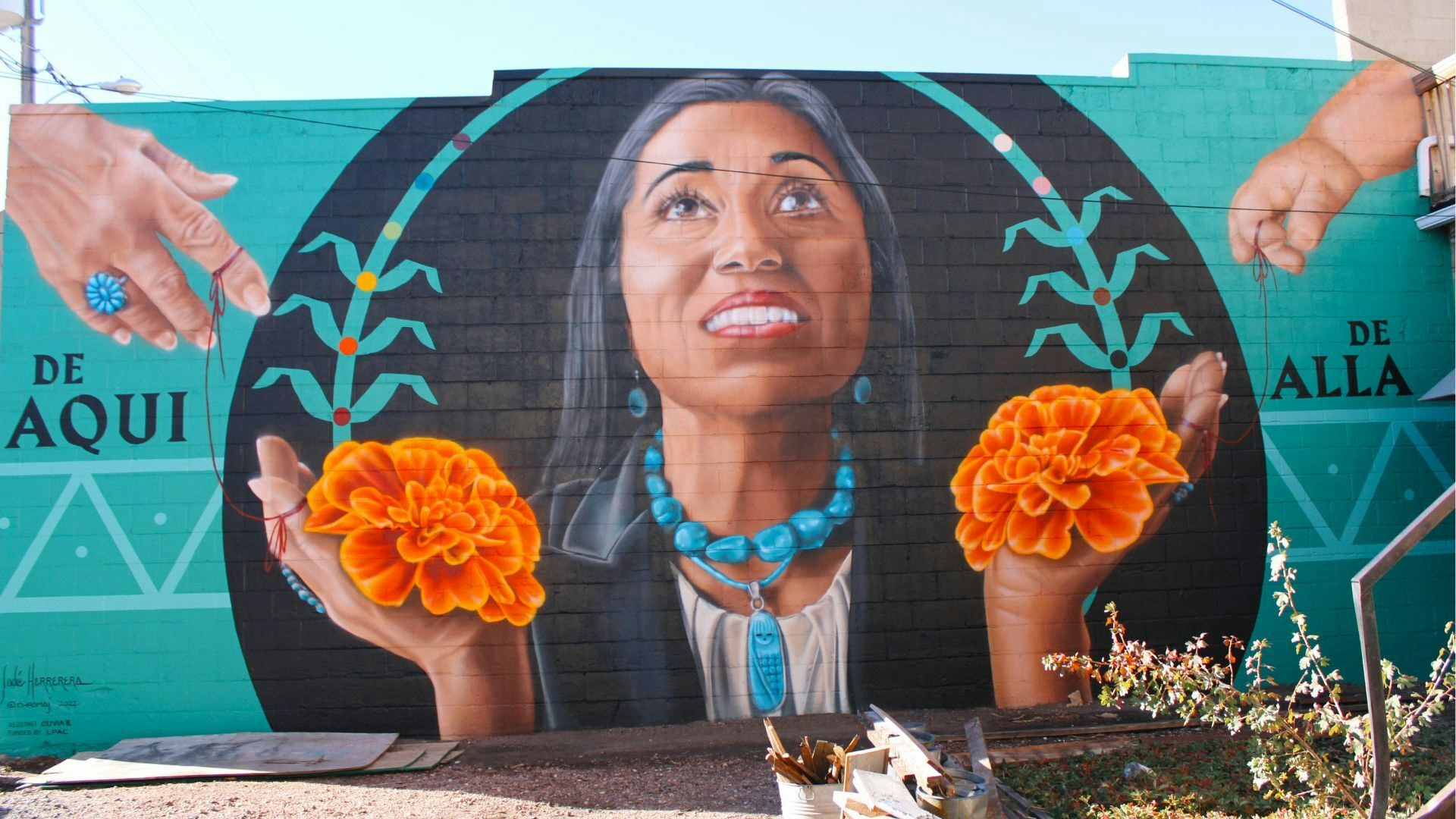 Laramie murals Jodie Herrera Mural 4 22 23