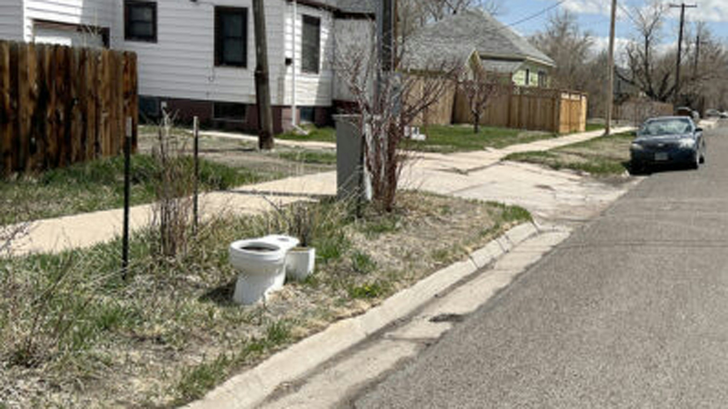 This photo of an old toilet discarded in the public right of way along Russell Avenue in Laramie was taken in May 2022. By that time it had been there for more than a year. It was picked up by the city May 6.