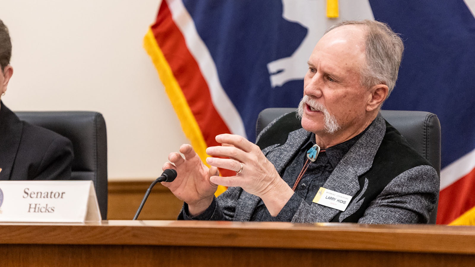 State Sen. Larry Hicks, R-Baggs.