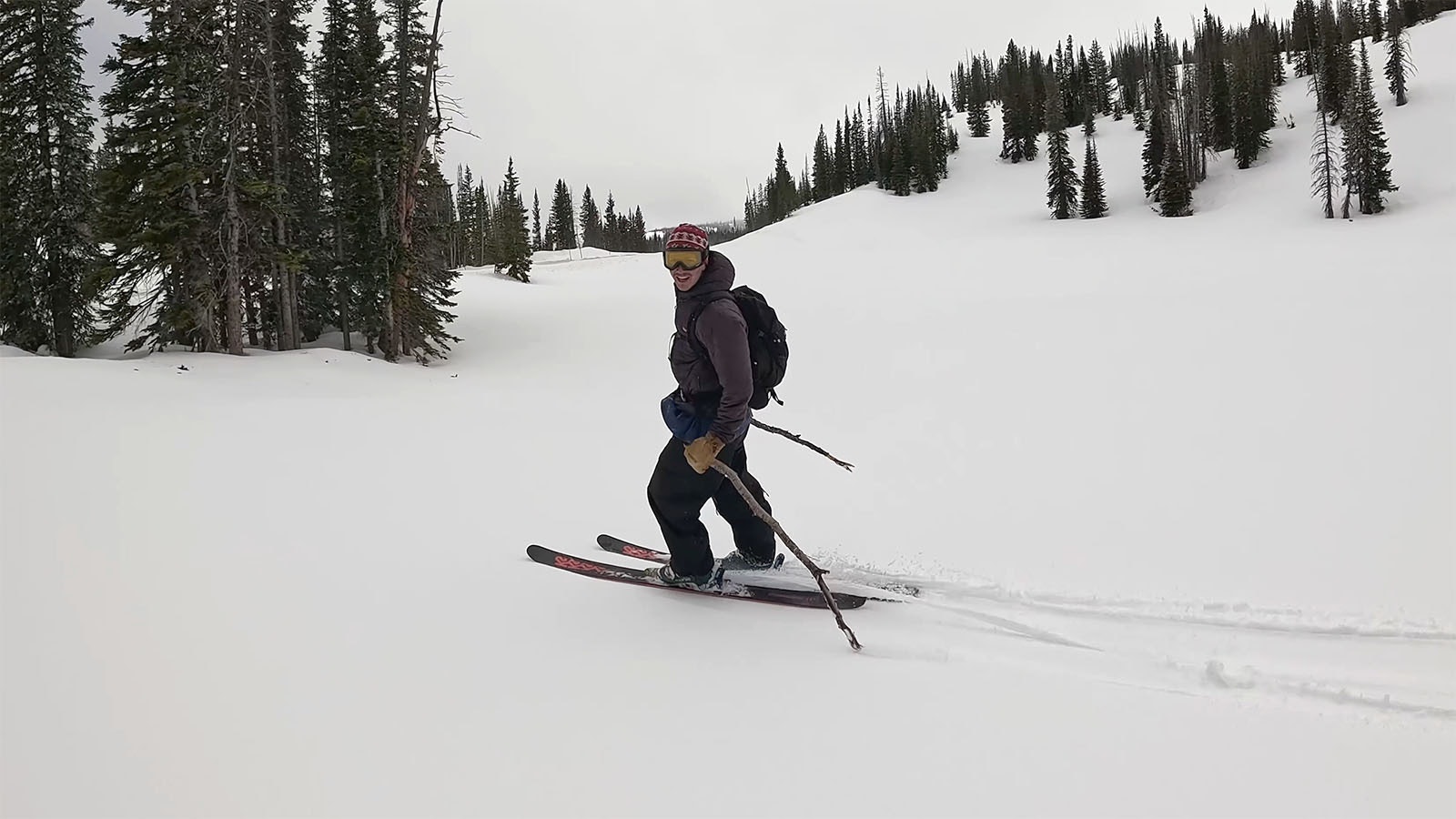 Nick Fadial of Laramie enjoys midseason backcountry skiing conditions in Wyomng's Snowy Range over the Memorial Day weekend.