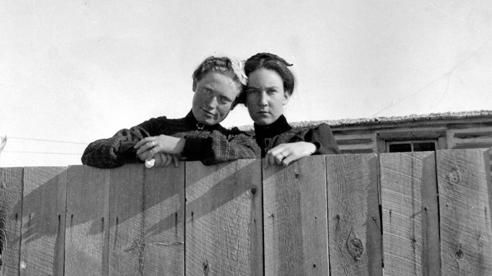 Portrait of the Hinman sisters by Laura Webb Nichols.