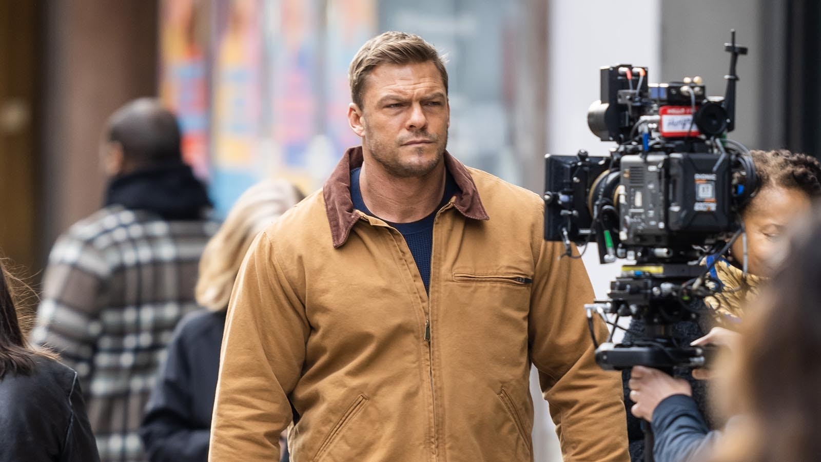 Actor Alan Ritchson plays the title role in the Amazon hit series "Reacher."