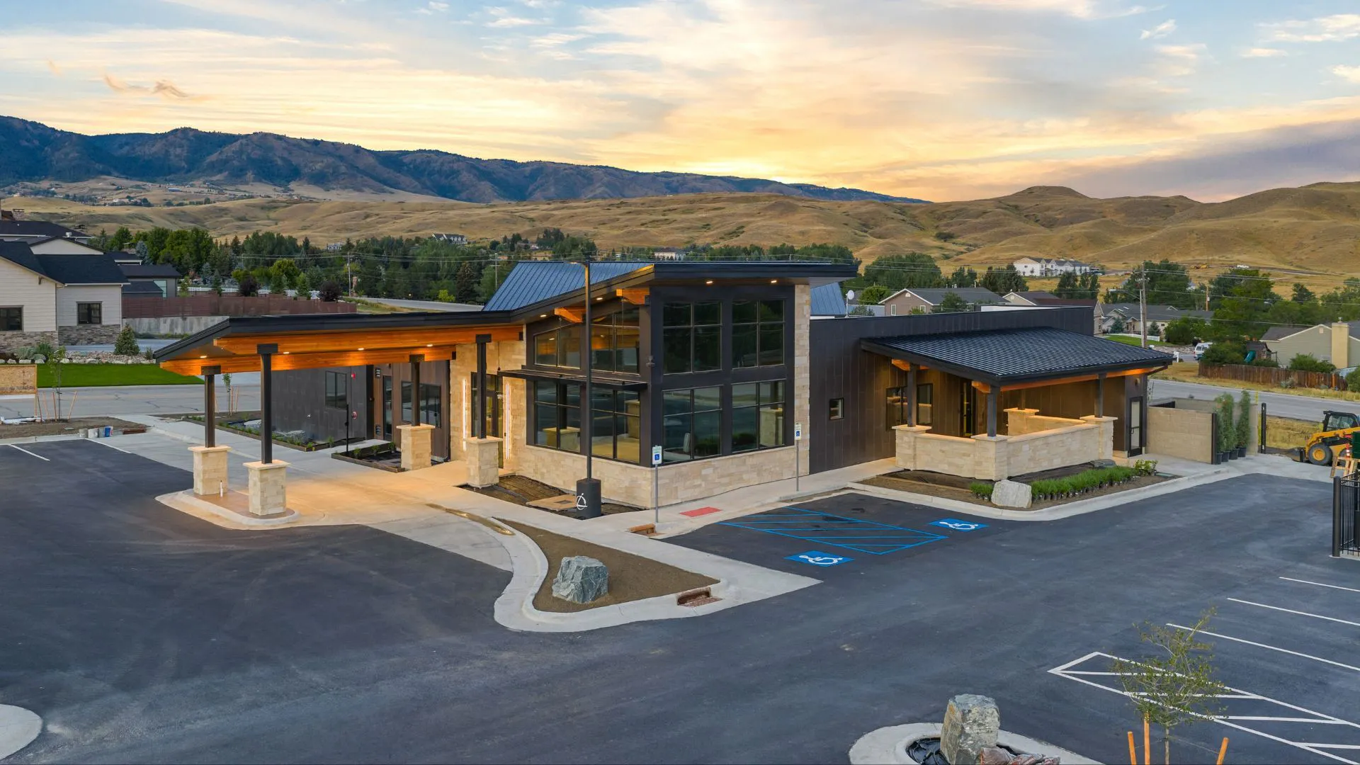 Aerial view of Legacy Institute Dentals state of the art Facility in Casper, Wyoming. 