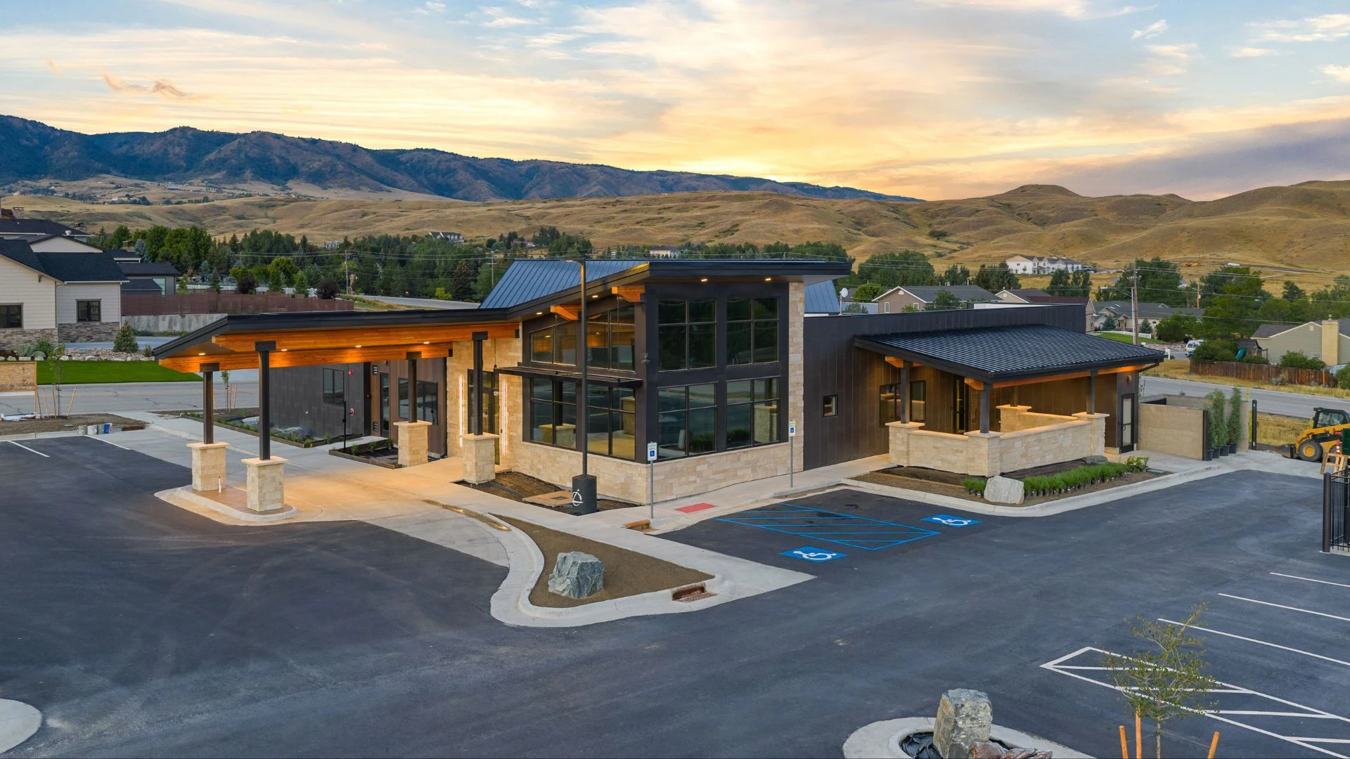Aerial view of Legacy Institute Dentals state of the art Facility in Casper, Wyoming. 