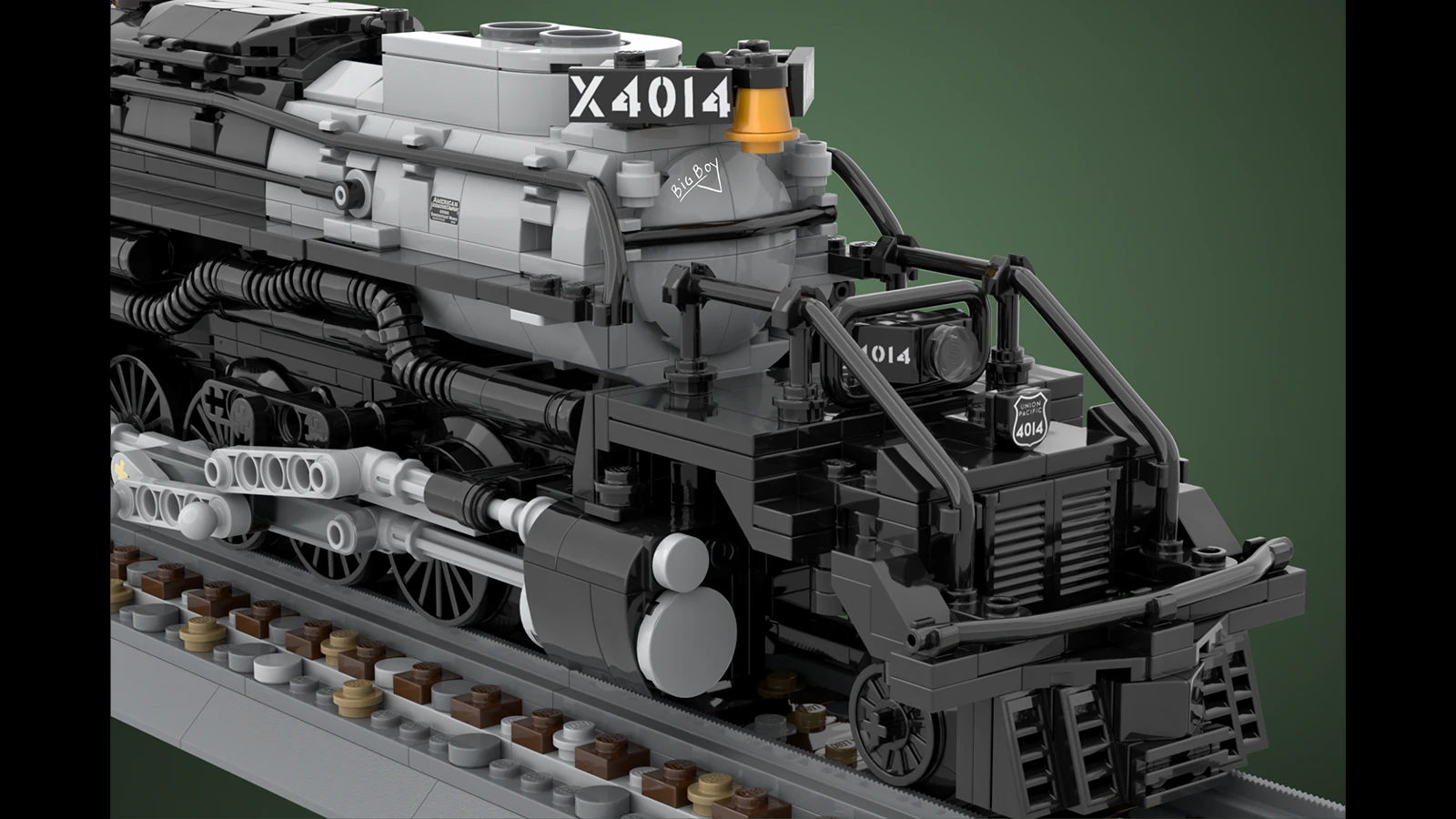 A Big Boy LEGO kit designed by Canadian Olivier Dupon has been submitted to LEGO's Idea Page.