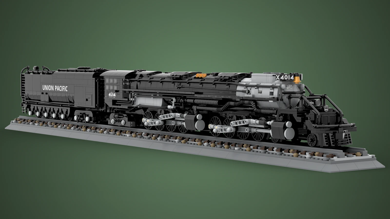 Canadian designer Olivier Dupon has submitted a motorized 3,920-piece Big Boy 4014 LEGO kit to the company's Ideas page. If the kit gets 10,000 votes it will be among designs advanced to LEGO's review pool for potential production.