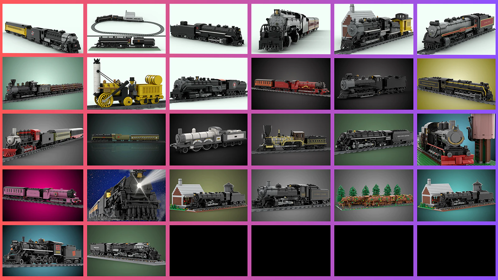 These are more LEGO designs Canadian Olivier Dupon has submitted to LEGO's Ideas page.