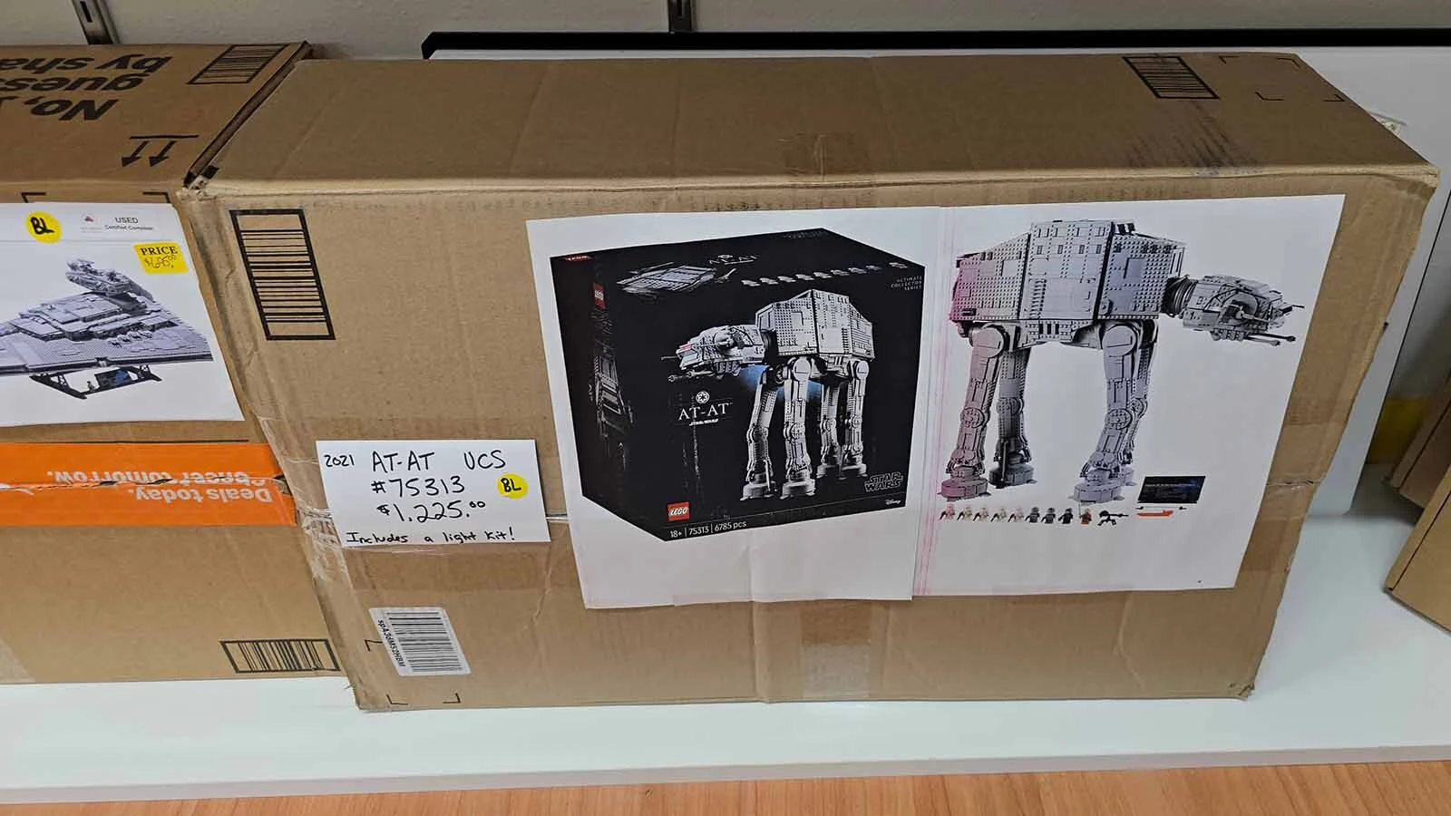 This AT-AT set is valued at just over $1,200. It's among retired sets that are no longer officially sold.