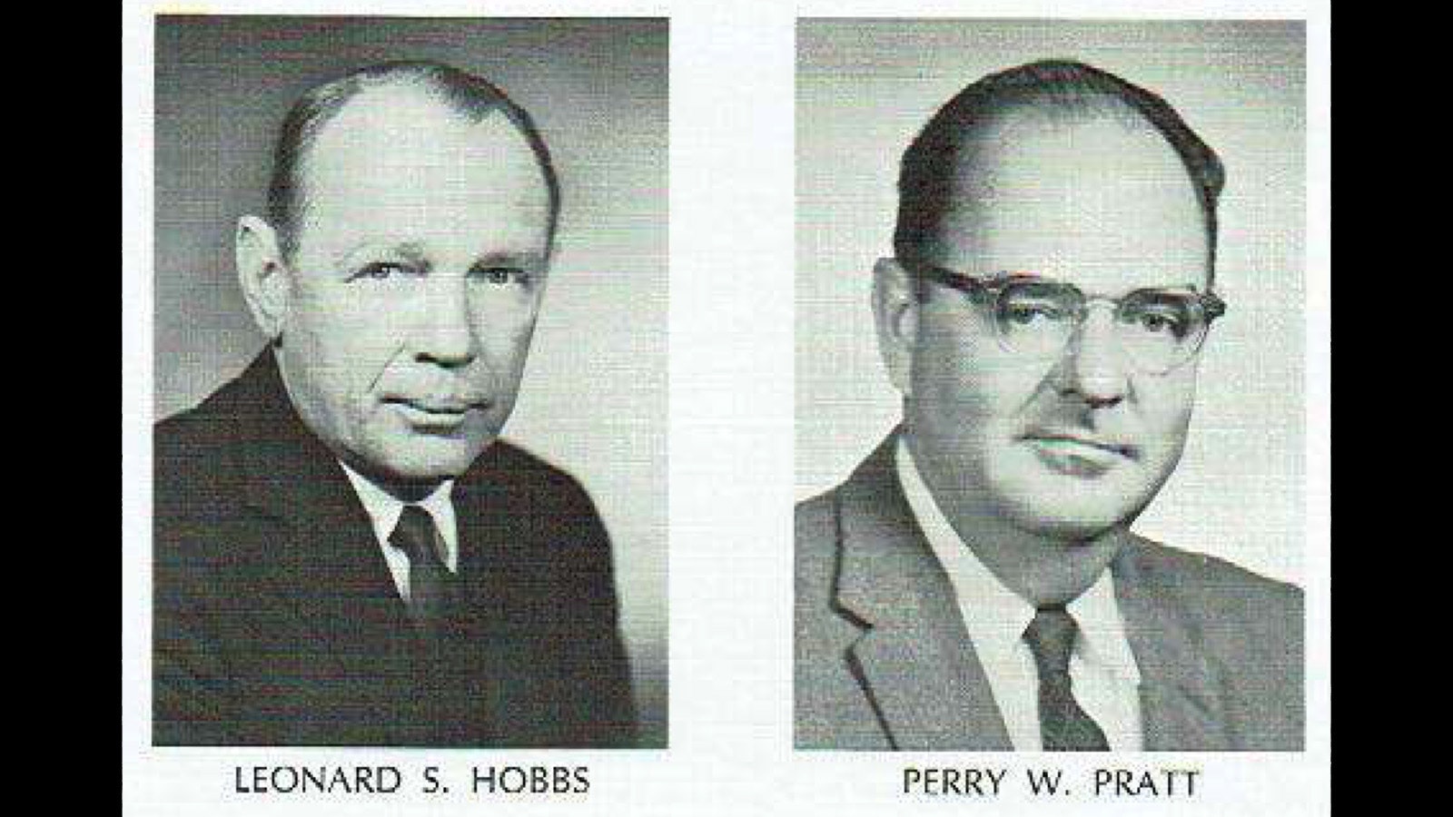 Leonard Hobbs and Perry Pratt iun 1972.