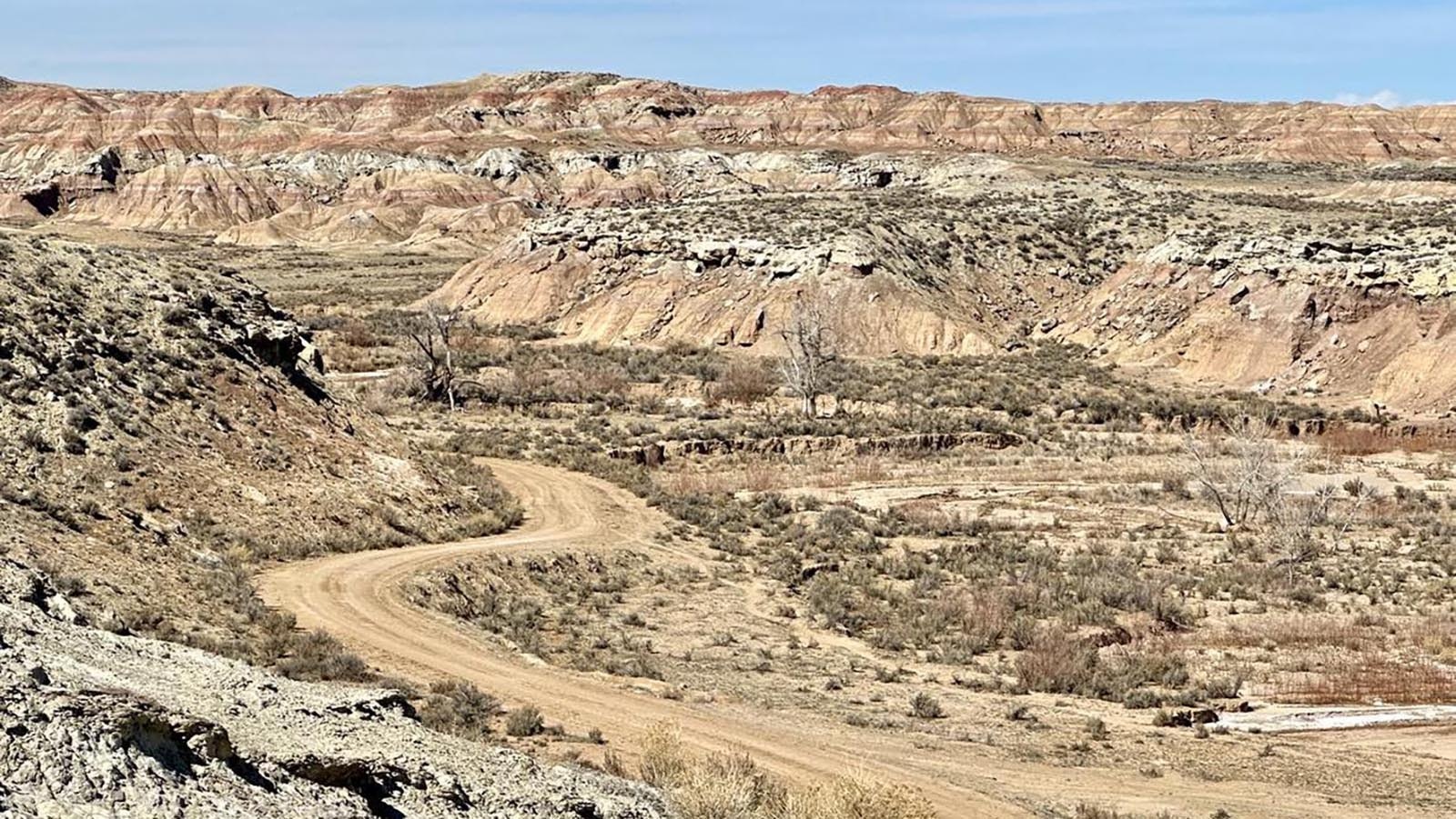 The Big Horn Basin is only one of the many areas of Wyoming that have colorful Badlands found mostly on the backroads.