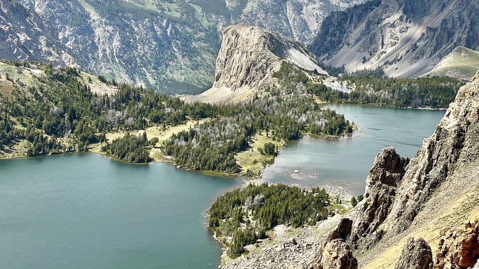 Twin Lakes on the Beartooth, All American Road, one of America’s most spectacular roads to drive.