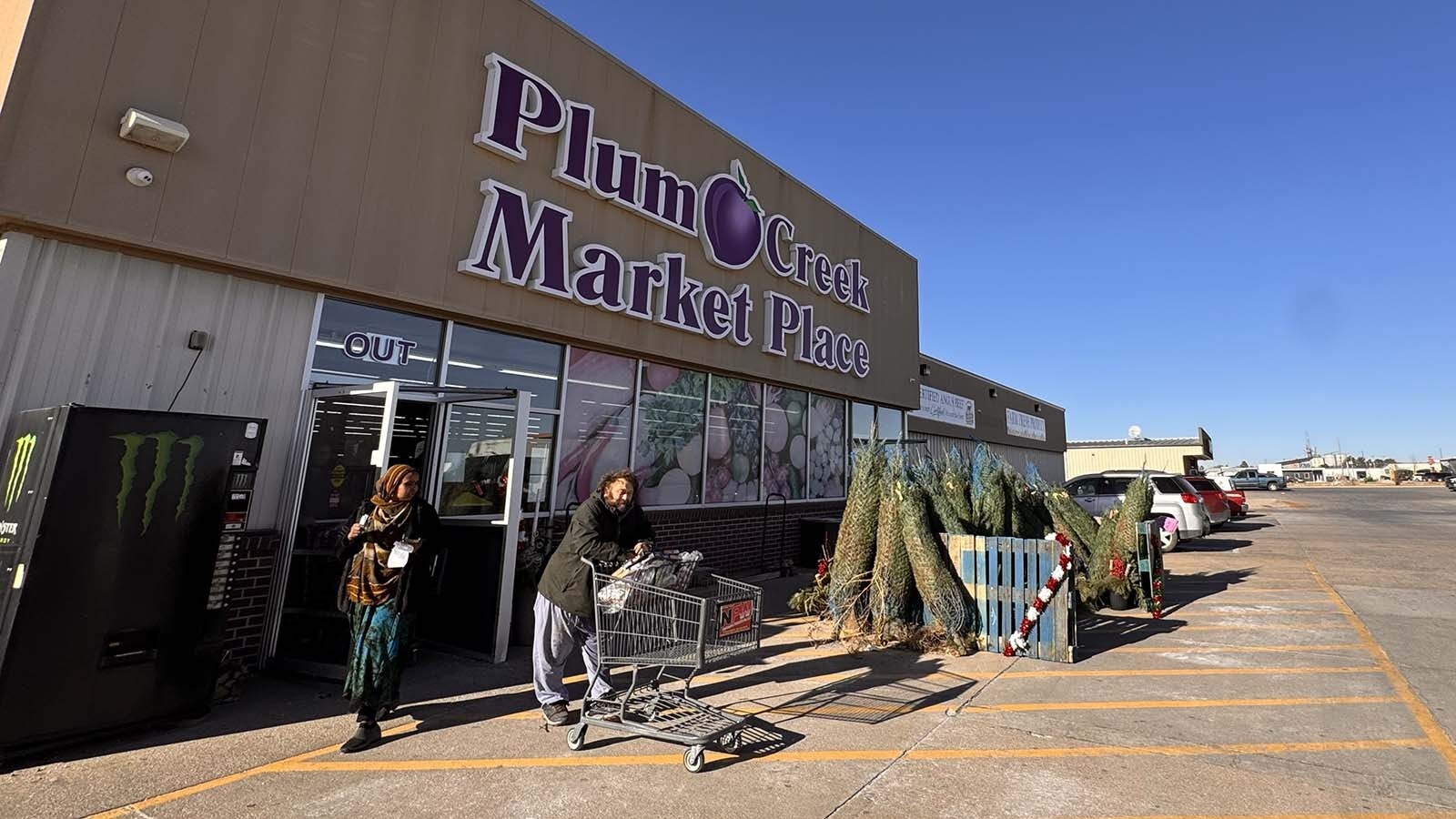 Many of the immigrant wokers who make up much of the 3,200 wokers at the Tyson beef plant in Lexington, Nebraska, shop at Plum Creek Market Place before and after their shifts.
