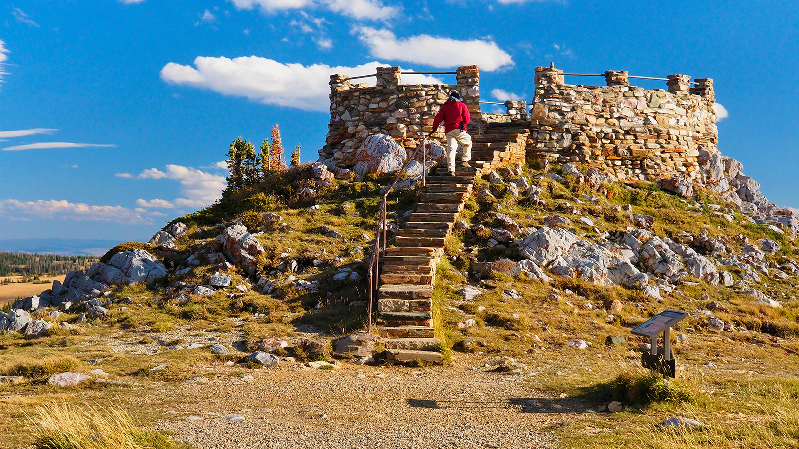 It’s turned heads for decades in the Medicine Bow range, a squat observation deck that looks like a Medieval castle ruin. "Your mind kind of starts making up some fancy histories about it,” said a photographer about the Libby Flats Observation Tower.