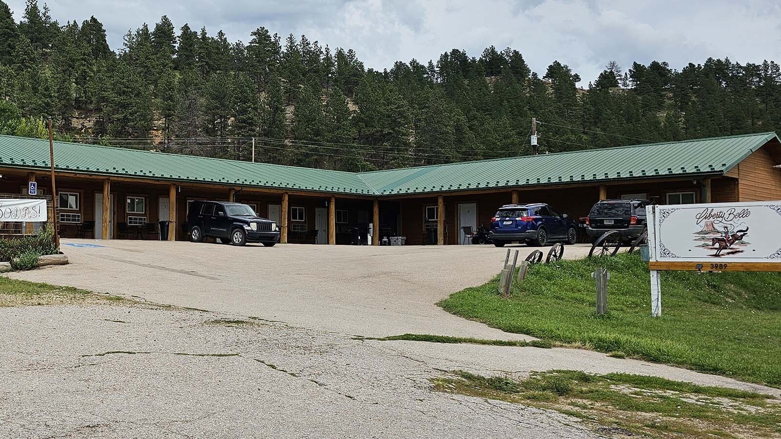 Liberty Belle Lodge in Aladdin has new owners who hope to breathe new life into it. The owners are a couple who moved away from the state of Washington to escape city life.