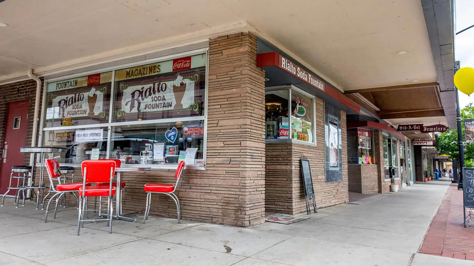 The Rialto Soda Fountain in Casper used to be a cigar store.