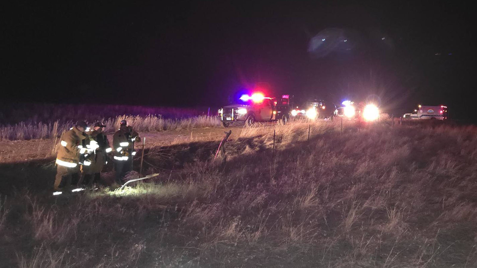 First responders saved a young driver after he hit a cow on a dark Sheridan County road Friday night. They were alerted to the crash by the Life360 app, which sent an emergency alert to the driver's parents and first responders.